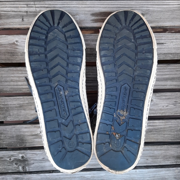 Men's St. Oliver Brown Suede & Blue Eco leather sneakers, Size 8.5 US (42 EU) - Picture 7 of 10